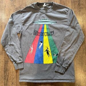 The Highwomen UFO Graphic long sleeve tee small
